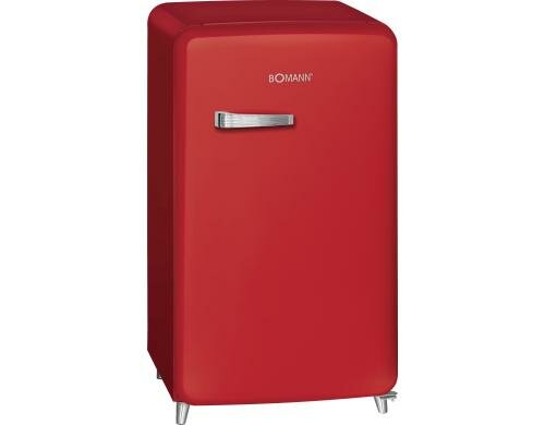 Bomann Kühlschrank KSR 350  red A++, 121 l, Retro