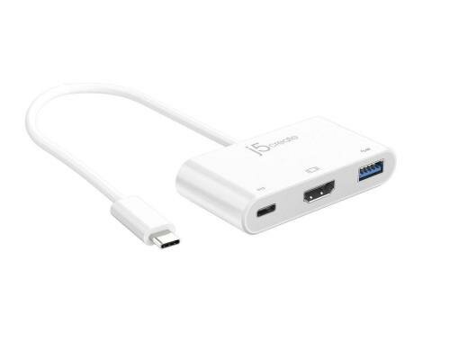 USB 3.0 Type-C Multi Adapter USB Type-C to HDMI & USB 3.0, Power