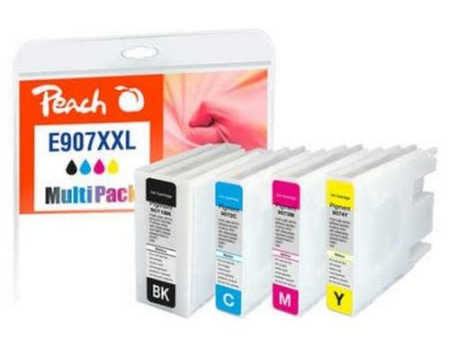 Peach Tinte Epson No 907XXL Multipack 1x270, 3x120 ml, 1x10000, 3x7000 Seiten,
