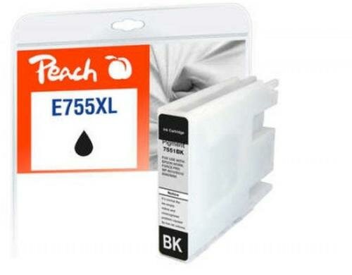 Peach Tinte Epson T7551, No 755XL, black 130ml, 5000 Seiten