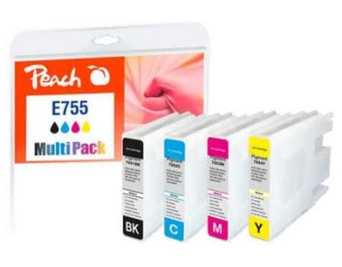 Peach Tinte Epson No 755XL Multipack 1x130, 3x70 ml, 1x5000, 3x4000 Seiten