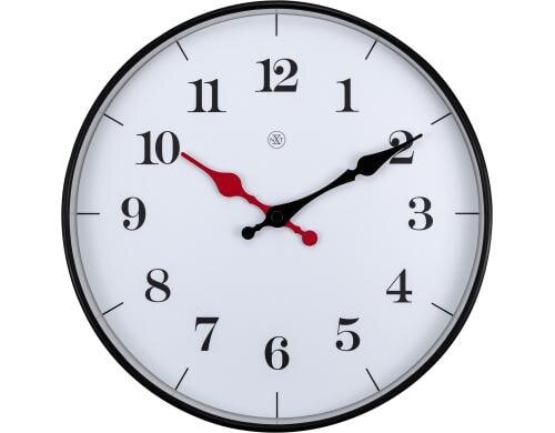 NexTime Wanduhr Bernard weiss Ø 25 cm, Plastik