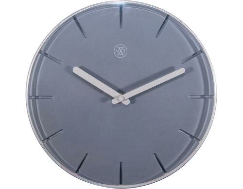 NexTime Wanduhr Sweet grau Ø 29,5 cm, Plastik