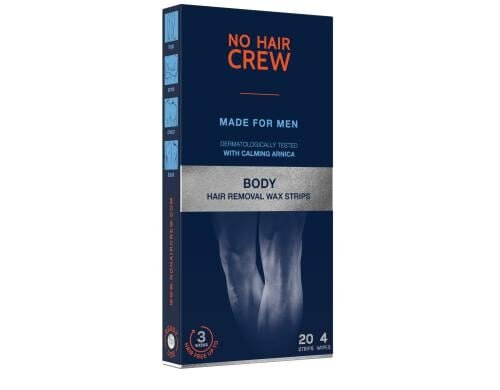 No Hair Crew Wachsstreifen Körper 20 Stück