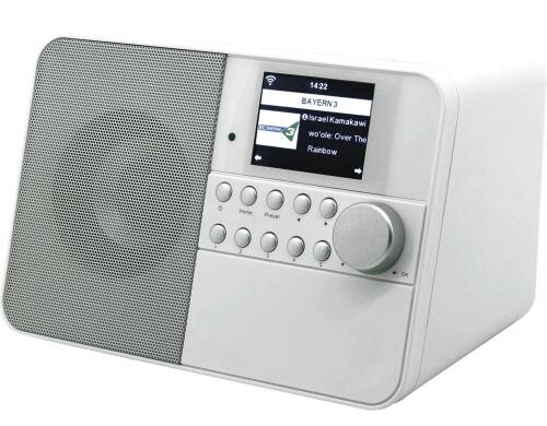 Soundmaster IR6000WE, weiss Internetradio, DLNA/UPNP, 2,4-TFT