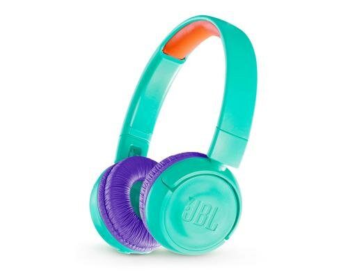 JBL JR300BT On-Ear Kinderkopfhörer BT, Tropic Teal, Lautstärkebegrenzung