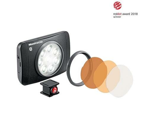Manfrotto LED Video Light Lumimuse 8 5600k, 4 Schritte dimmbar via app