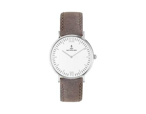 Kapten & Son Campus Silver Grey Vintage Le Unisex