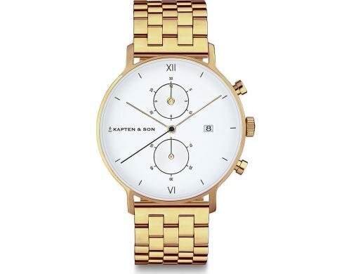 Kapten & Son Chrono Gold Steel Unisex