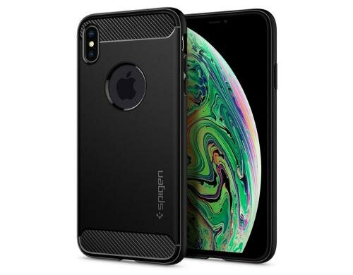 Spigen Rugged Armor matt black für iPhone Xs Max