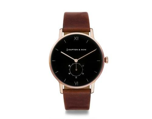 Kapten & Son Heritage Black Brown Leather Unisex