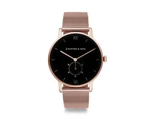 Kapten & Son Heritage Black Mesh Unisex