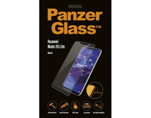 Panzerglass Displayschutz black für Huawei Mate 20 Lite, edge-to-edge