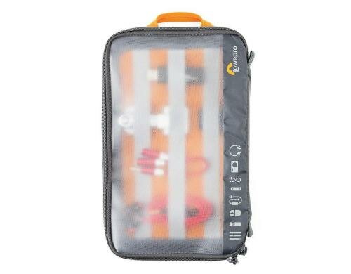 Lowepro GearUp Case Large grau/orange Innenmasse: 25x6x16cm