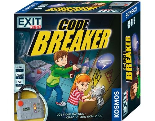 Kosmos Spiel EXIT Kids Code Breaker Alter: 7+, 1-4 Spieler
