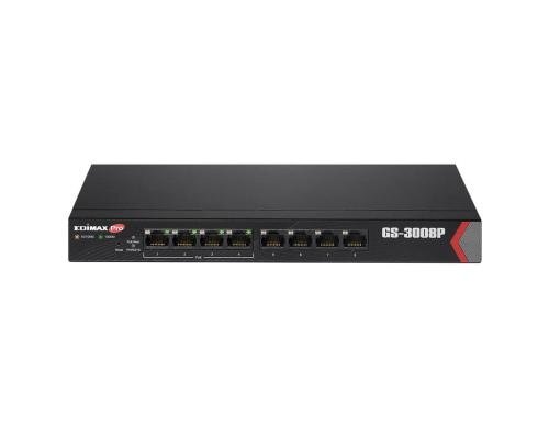 Edimax Pro GS-3008P: 8 Port GE PoE+ Switch 4x POE+, Long Range Web Managed