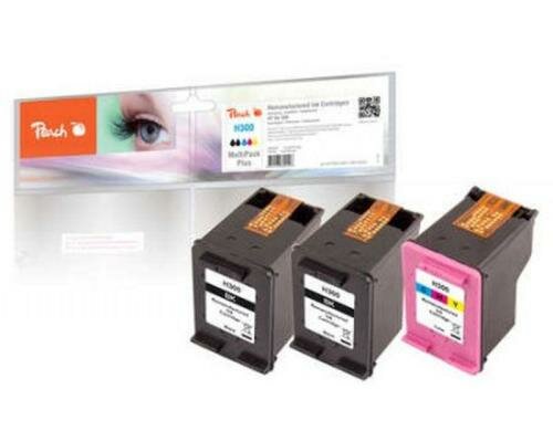 Peach Tinte HP No 300 MultiPack Plus, bk,c 2x4.3, 1x9 ml, 2x210, 230 Seiten, bk, col
