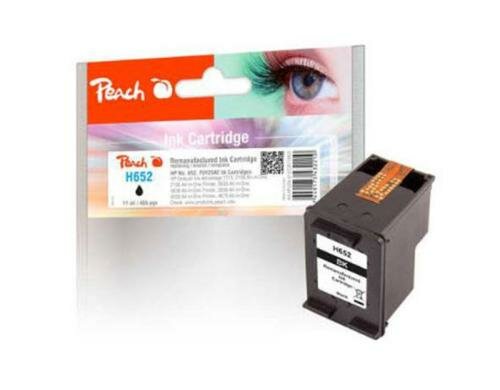 Peach Tinte HP F6V25AE, No 652, black 11 ml, 455 Seiten