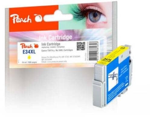 Peach Tinte Epson T3474, No 34XL, yellow 14ml, 950 Seiten