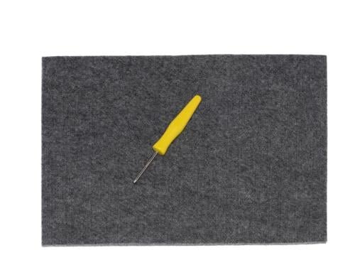 URSUS Prickelset Filzunterlage 12.5 x 18 und Prickelnadel