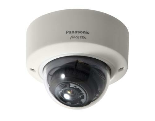 Panasonic Netzwerkkamera WV-S2250L Indoor, Dome, IR, 5MP, 30fps, H.265, iA
