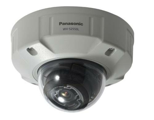 Panasonic Netzwerkkamera WV-S2550L Outdoor, Dome, IR, 5MP, 30fps, H.265, iA
