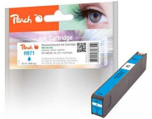Peach Tinte HP CN622AE, No 971, cyan 45 ml, 4865 Seiten