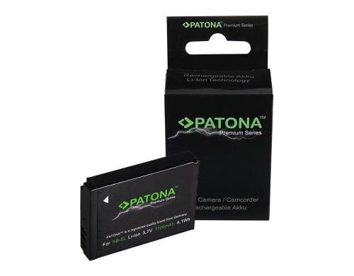 Patona Premium Akku Canon NB-5L 1100mAh, 3.7V