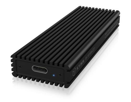 ICY BOX ext. M.2 NVMe Gehäuse IB-1816M-C31 schwarz, USB 3.1 Type-C, M.2 PCIe NVMe SSD