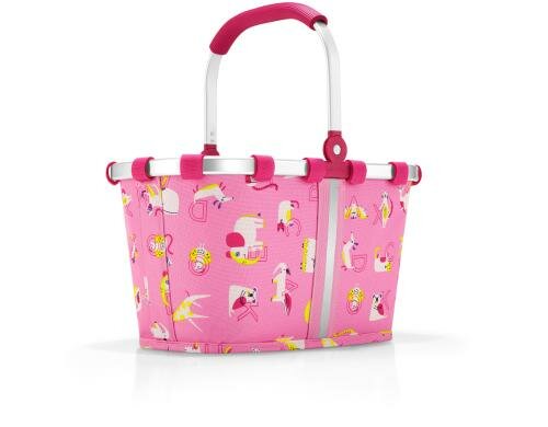 Reisenthel Einkaufskorb carrybag xs kids abc friends pink, 5 l, 33.5 x 18 x 19.5 cm