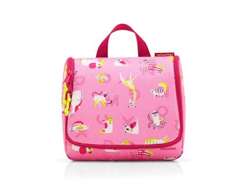 Reisenthel Kindernecessaire toiletbag kids ABC Friends pink, 1.5 l, 18.5 x 16 x 7 cm