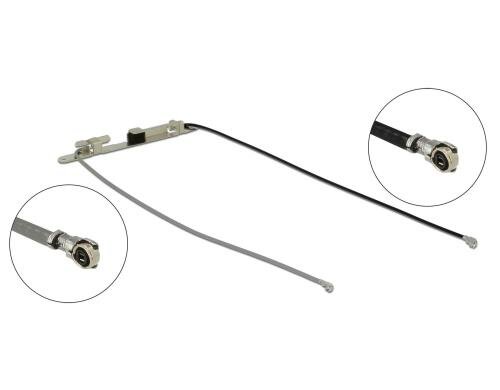 Delock MHF 4L WLAN-AC Antenne zum Einbau , 36cm Kabel, 2.4/5Ghz, 3.18dBi
