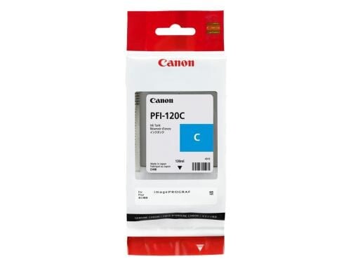 Tinte Canon PFI-120C, cyan 130 ml, zu TM-200/205/300/305