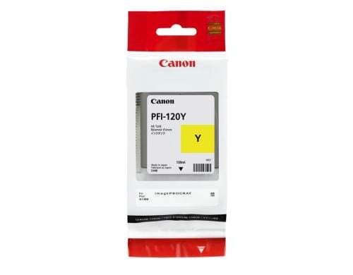 Tinte Canon PFI-120Y, yellow 130 ml, zu TM-200/205/300/305