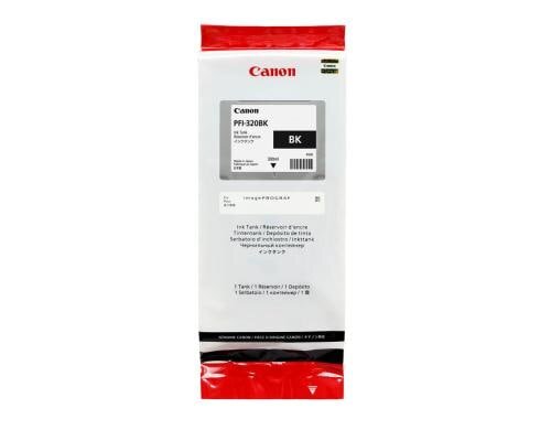 Tinte Canon PFI-320BK, black 300 ml, zu TM-200/205/300/305