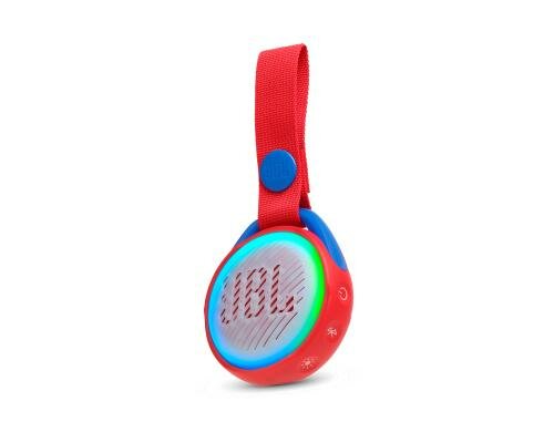 JBL JR POP, Kinder Bluetooth Speaker Rot/Blau, 5h Akku, Robust, Wasserdicht