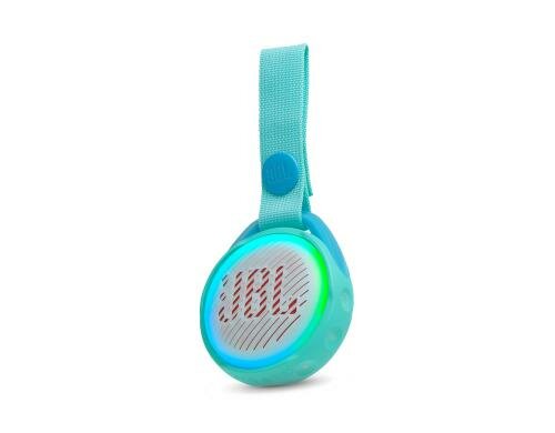 JBL JR POP, Kinder Bluetooth Speaker Türkis, 5h Akku, Robust, Wasserdicht