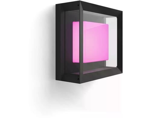 Philips Hue Wand- Deckenleuchte Econic 16W, 1200lm, 2200-6500K, schwarz