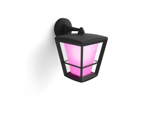 Philips Hue Wandleuchte Econic bk 15W, 1150lm, 2200-6500K, schwarz