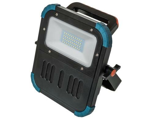STEFFEN LED Strahler Worklight 20W 2000lm 6500K, IP54, Bluetooth Lautsprecher