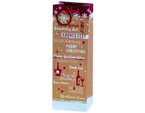 Edition Gollong Flaschentasche Frohes Fest