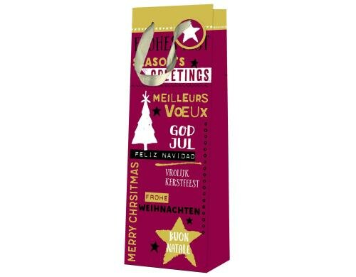 Edition Gollong Flaschentasche Frohe Weihnachten