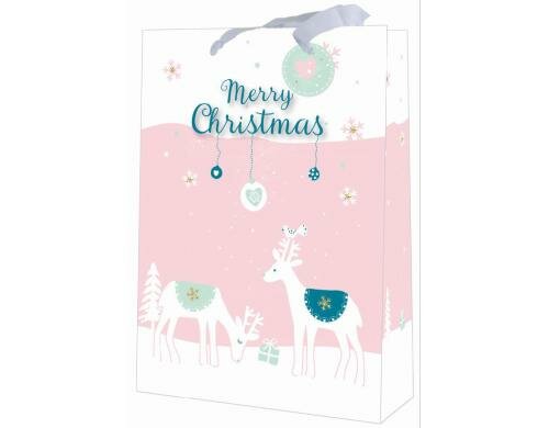 Edition Gollong Geschenktasche 26x36cm Merry Chritsmas / Wiebke