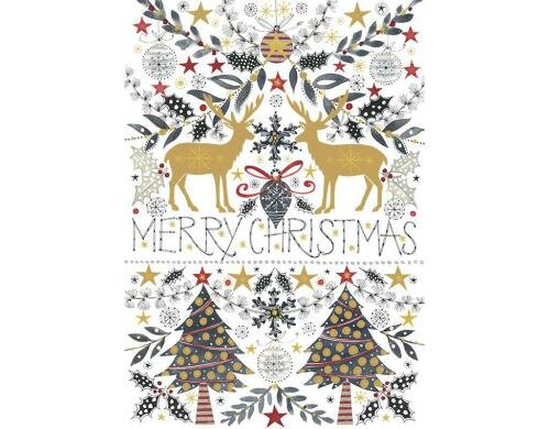 Edition Gollong Weihnachtskarte 125x185mm Merry Chritsmas