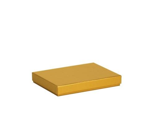 Rössler Geschenkbox 155x215x30mm Gold Metallic