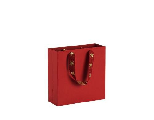 Rössler Geschenktasche Merry Christmas Ster 215x215x80mm