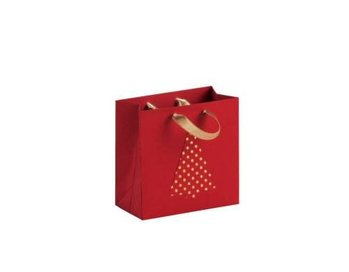 Rössler Geschenktasche Merry Christmas Tann 120x120x60mm