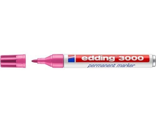 Edding Permanent Marker 3000, rosa 1 Stk., Strichbreite ca. 1.5-3 mm