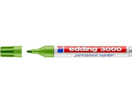 Edding Permanent Marker 3000, hellgrün 1 Stk., Strichbreite ca. 1.5-3 mm