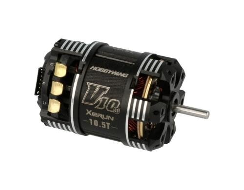 Hobbywing Xerun V10 G3 Motor 10.5T (2-3S) 1:10 Sensored BL-Motor, 2 Pole